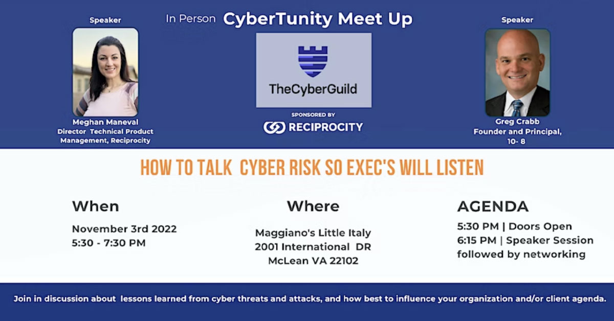 CyberTunity: How to Talk Cyber Risks